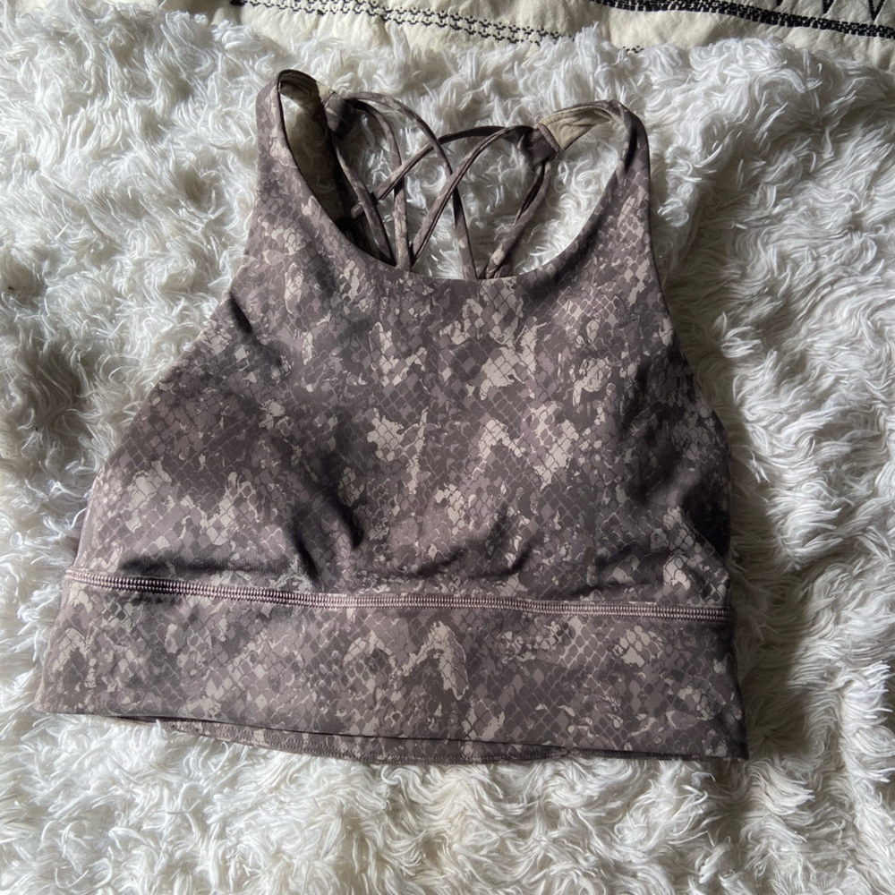 COPY - Lululemon Free to be wild *High neck/ Long line Bra Perfect condition Si…